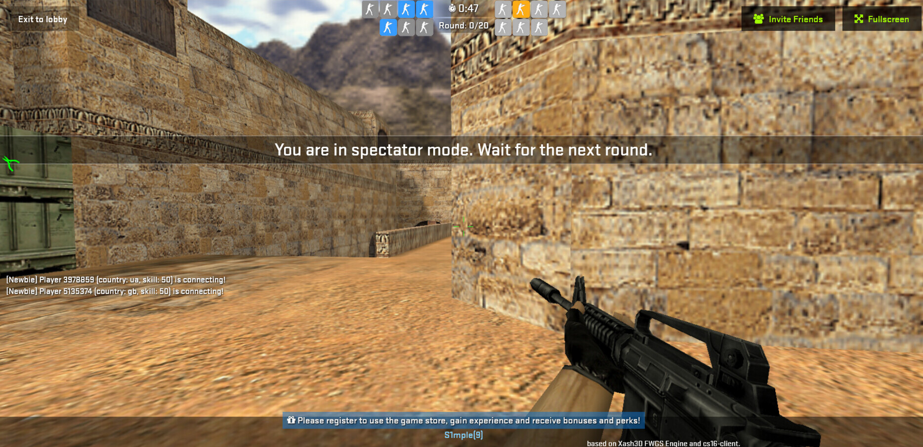 Counter strike in browser